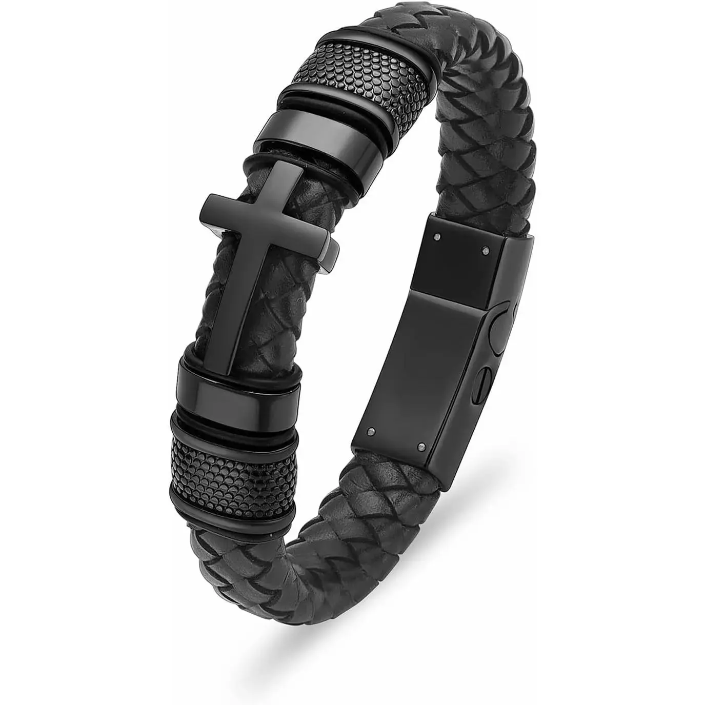 Cremation  Cross Urn Bracelet for Ashes for Women Men Keepsake Memorial Cuff Bracelet