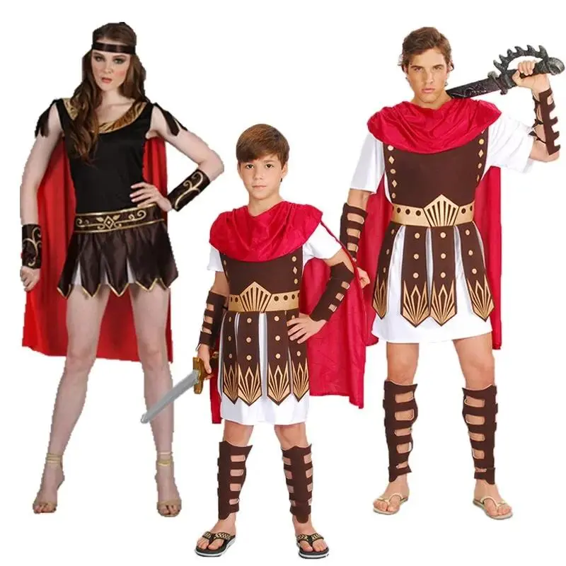 ball costumes for adults  men and women  Roman warriors Caesar Costu gladiators Spartan warriors Party Carnival Mardi Gras purim