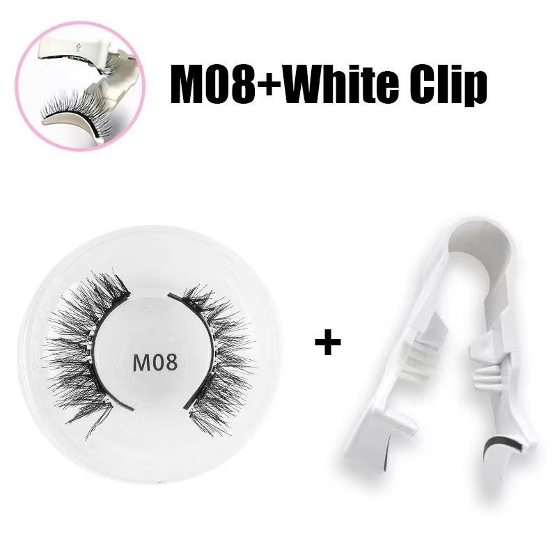 Reusable Magnetic Eyelashes No Glue Needed Magnetic Lash Kit with Clips Easy Application False Eyelashes for Beginners
