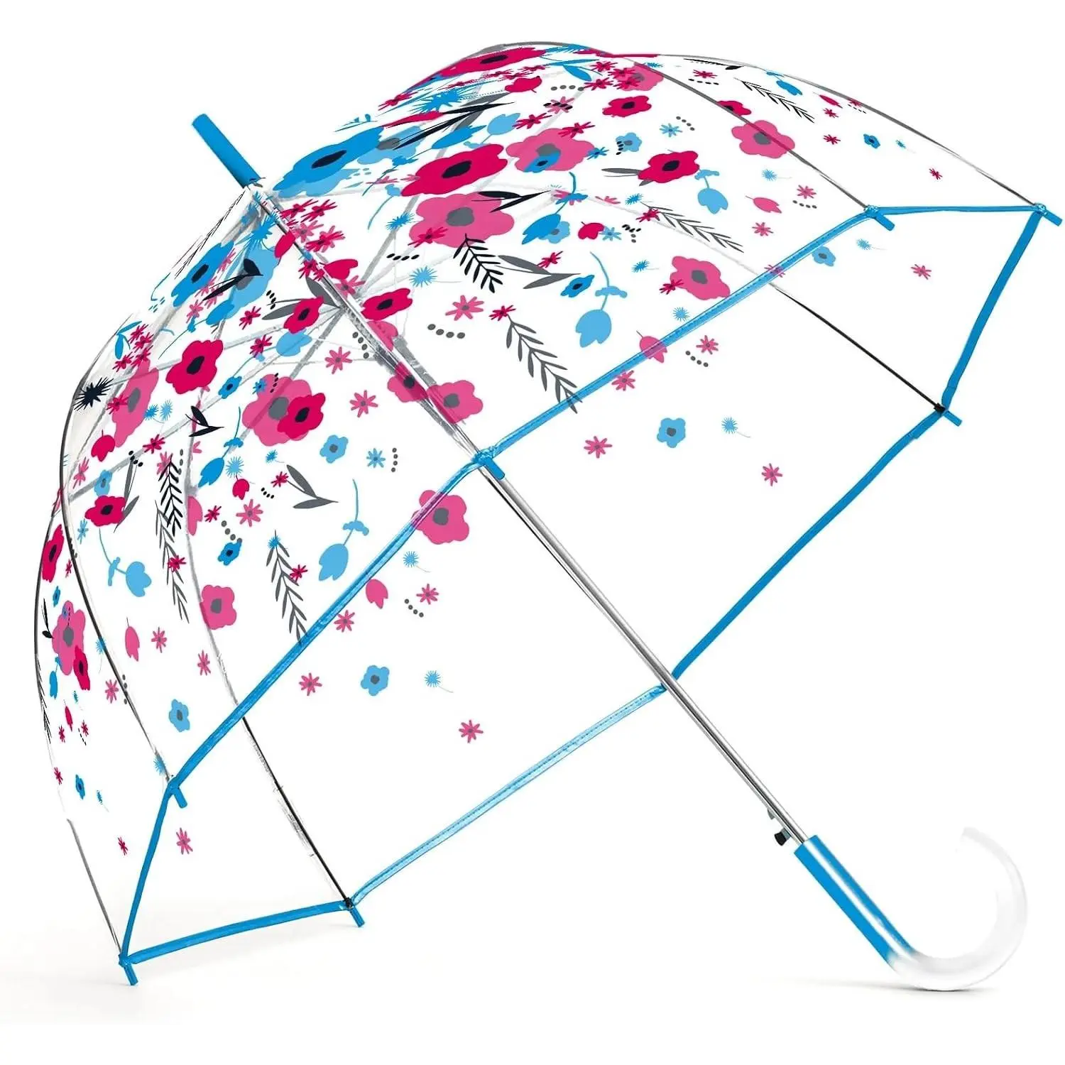 Auto Open Bubble Umbrella – See Through, Rain & Windproof, for Weddings, Proms, Events