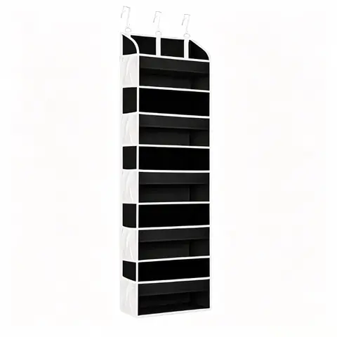 Multifunctional Door Back Storage Bag, Home Storage, Hangable Storage, Space Saving Organizer, 5-Layer Hanging Organizer with 10 Large Pockets, Anti-Tilt Design, Ideal for Bedroom, Bathroom, Baby Supplies, Space Saving Bags