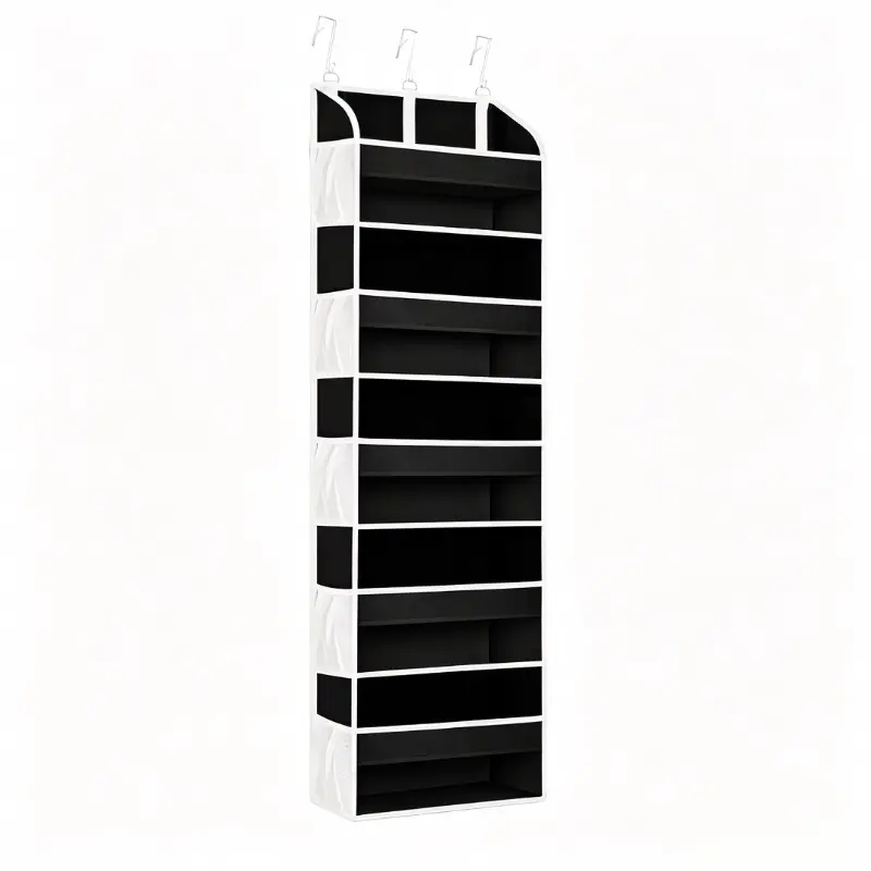 Multifunctional Door Back Storage Bag, Home Storage, Hangable Storage, Space Saving Organizer, 5-Layer Hanging Organizer with 10 Large Pockets, Anti-Tilt Design, Ideal for Bedroom, Bathroom, Baby Supplies, Space Saving Bags