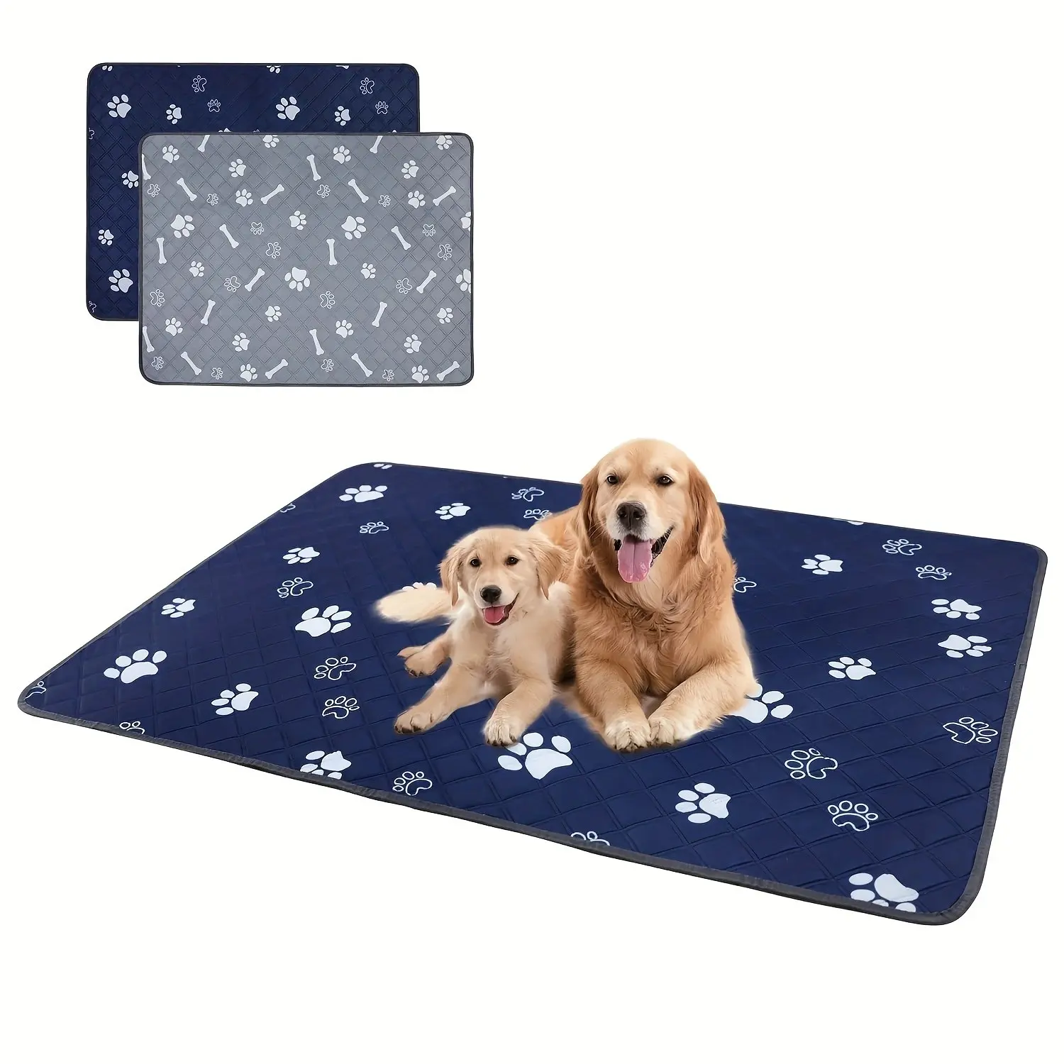Reusable Dog Pee Pads - Puppy Potty Training Pee Pads - Washable Dog Training Pads, Super Absorbent Washable Dog Pee Pads, Prevent Urine Leakage, Non-Slip Reusable Dog Potty Training Pads, Puppy Pee Mat, gifts