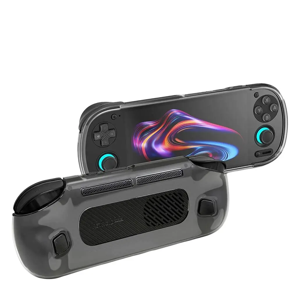 #DealsForYouDays Transparent TPU Gaming Protective Cover for Retroid Pocket 6 RP6 Handheld Gaming Console Accessory, Drop-Proof Anti-Scratch Anti-Dust Anti-Slip Soft Shell with Precise Cutouts, Slim Fit Protective Grip Case，father's day gift.