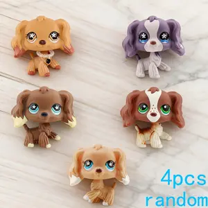 Mini Pet Shop Lps Cocker Spaniel Doll Ornaments, Different Eyes Lps Rare Collectible Figure, Pet Shop Animal Action Figures, Christmas Birthday Gift