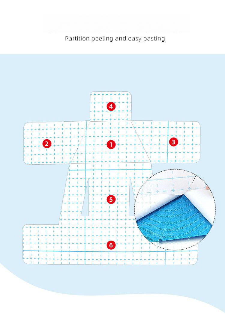 Pre-cut muscle tape for shoulder support, suitable for men and women, sports cut-out tape from manufacturer, stretchable and elastic for injury prevention and fixation