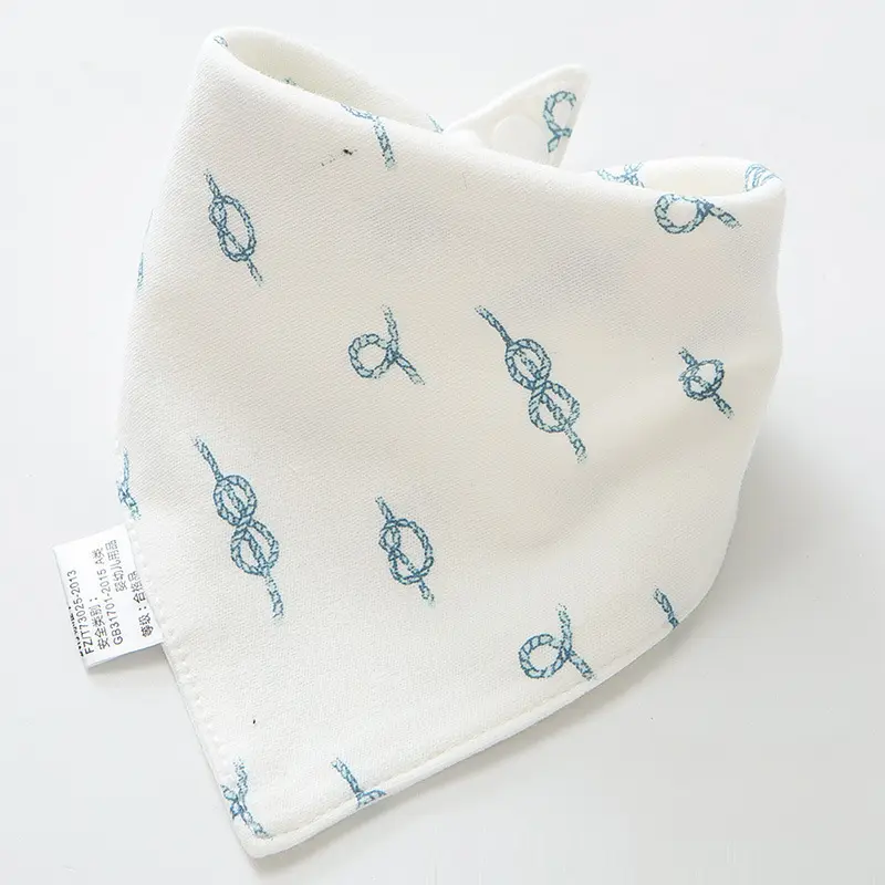 Absorbent Double Layer Baby Bibs, Easy Snap Closure for Infants & Toddlers Absorbent Double Layer Baby Bibs, Easy Snap Closure for Infants & Toddlers