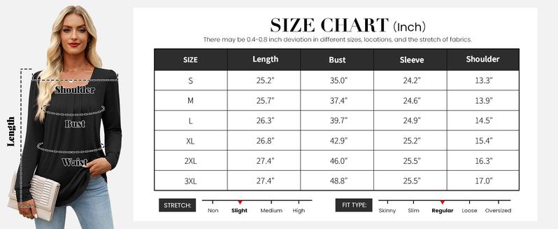 Women's Puff Long Sleeve Tops Dressy Casual Square Neck Pleated Work Blouse Fall Trendy Tunic Flowy Chiffon Shirts Multiple Color Stand Collar