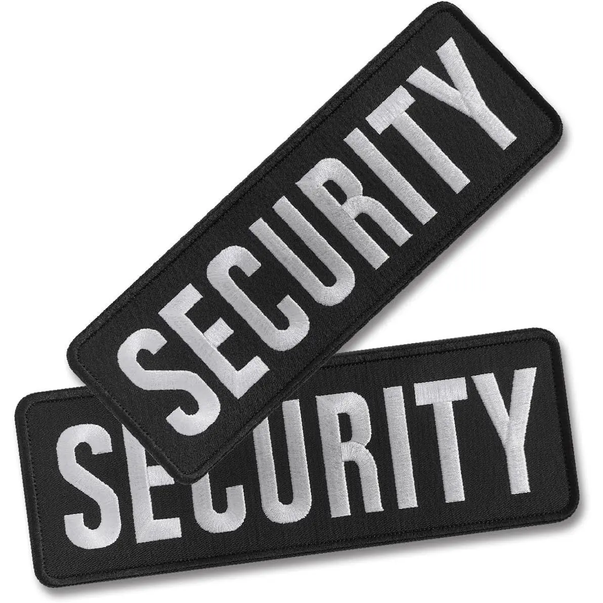 Tactical Security Patches with Hook & Loop Fastener for Vest Uniform Jacket Hat Caps, Pack of 2 Small(Gift)