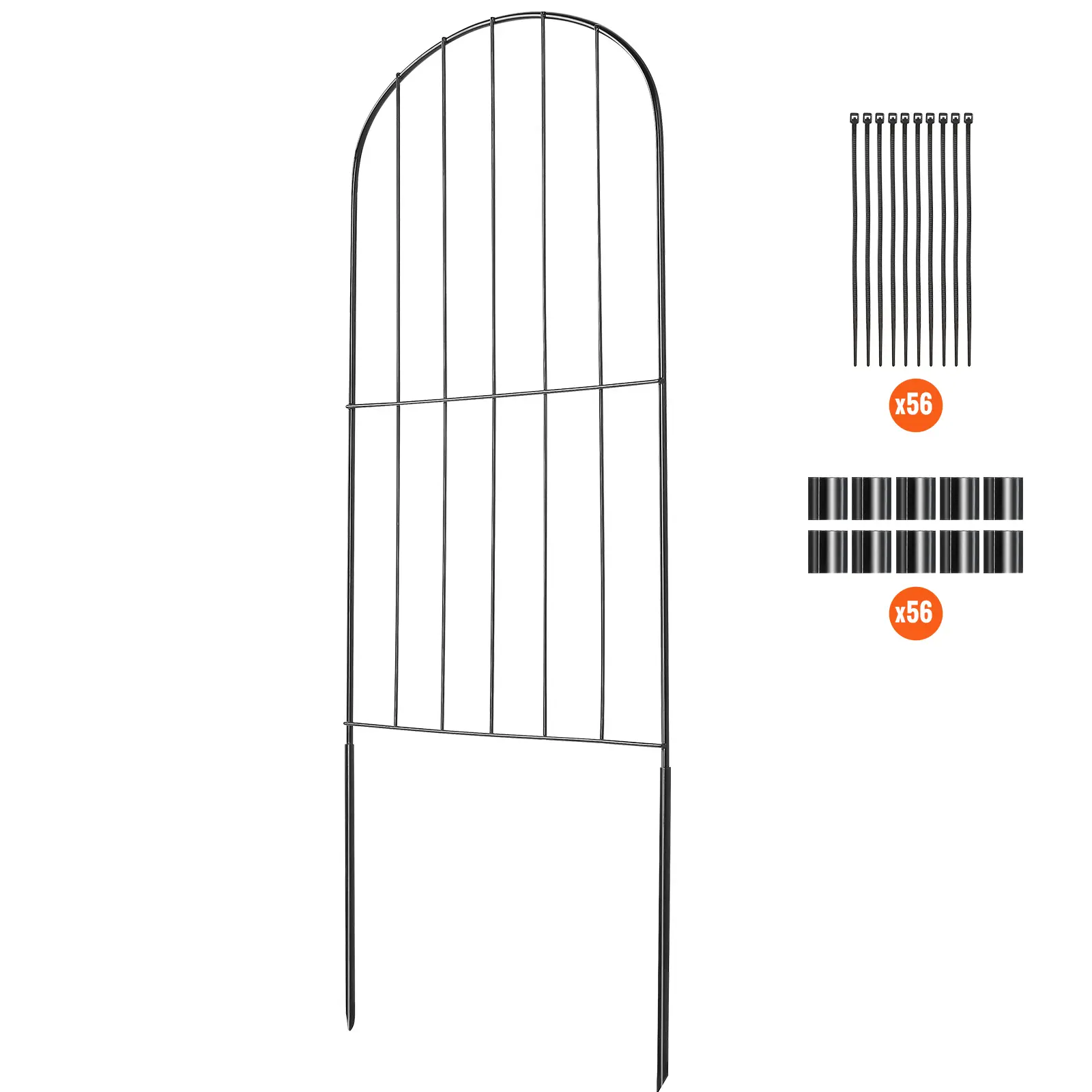 Garden Fence, H X30 ft L Animal Barrier Fence, Q195 Construction, Versatile Applications, Ready-to-Assemble Packaging, For the Yard and Outdoor Patio