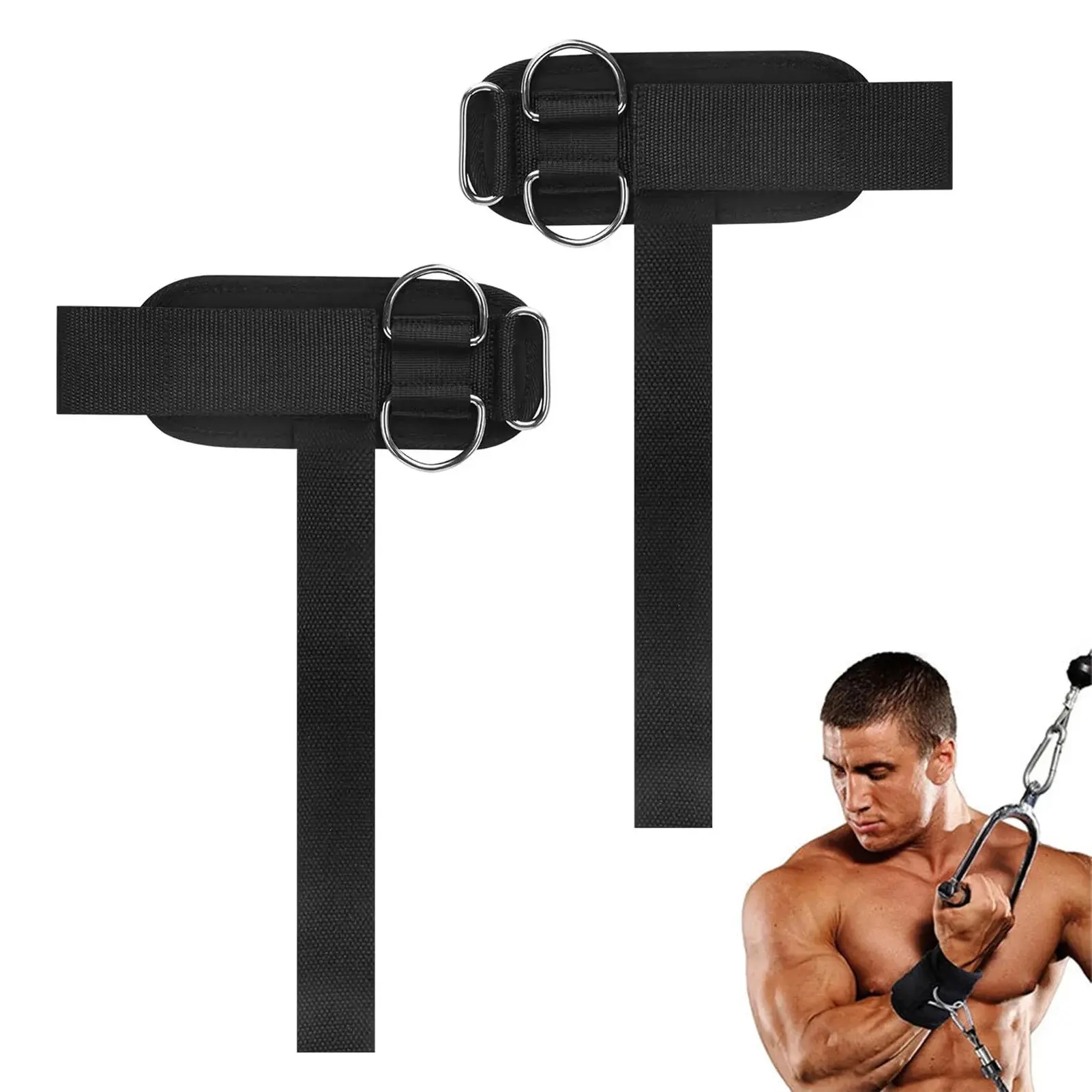 New Fitness Assist Band, Workout Wrist Support, Pull-Up Grip Strap, Non-Slip Gloves, Men's Sports Wrist Brace, Resistance Band, Strap Wristband, Forearm Strap