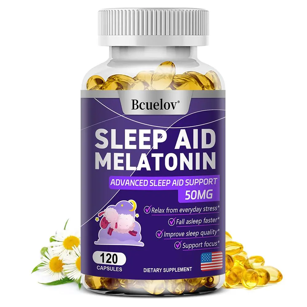 Bcuelov Advanced Sleep Support Complex - 25mg Melatonin & L-Theanine Blend