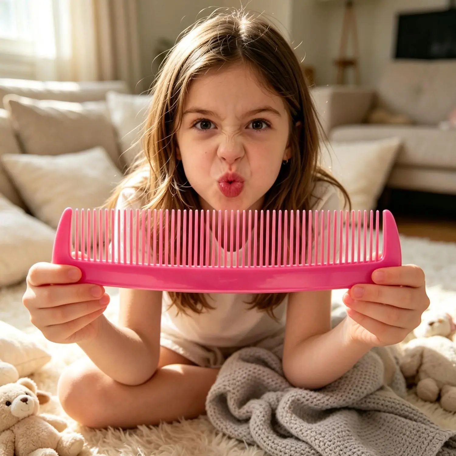 Creative Giant Comb! 38cm Large Fun Giant Comb, Creative Appearance, Perfect Gift, Festival Party Performance Prop, Decorative Prop, Halloween Salon Hair Styling Tool