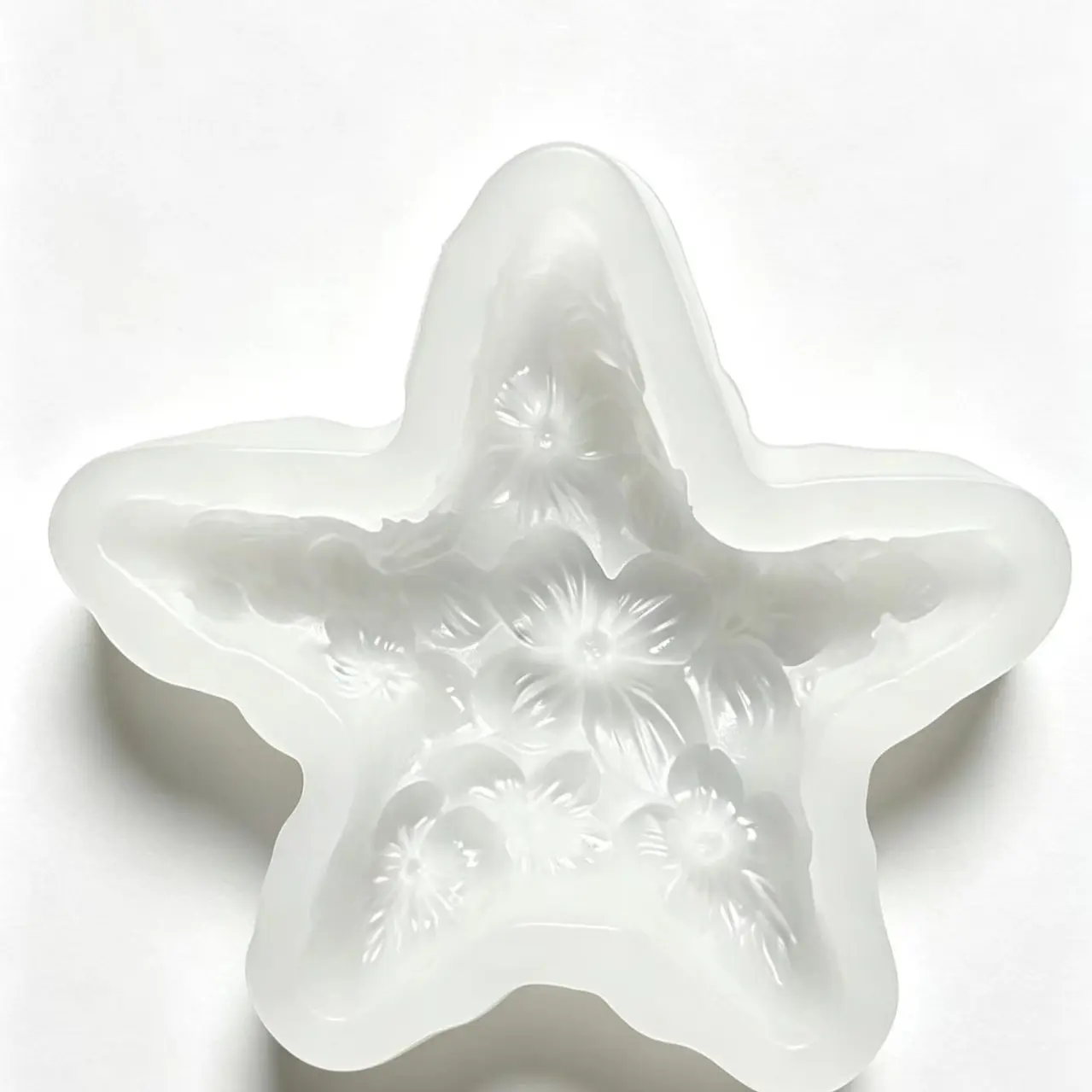 3D Flower Star Silicone Mold, DIY Scented Candle Making Tool, Creative Home Decor Craft Kit, Easy-To-Use Molding Material