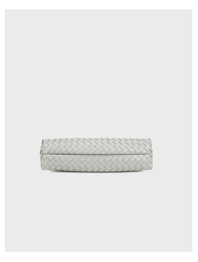 LUNÉ KVI Light Luxury Minimalist Handwoven Crossbody Bag for Women, Versatile and Elegant Crossbody Bag, Exquisite and Fashionable Half-Moon Shoulder Bag