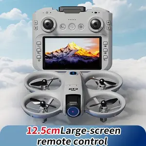 GT3 2026 Camera Drone with 4.3-Inch Screen Remote Controller - Foldable Quadcopter with Lights, Adjustable Accessories, Protection for Beginners Gift