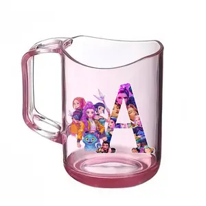 2026 New Witch Hunter Group Letter Peripheral Cup Cute Teeth Brushing Mouthwash Cup Good-Looking Couple Household Plastic Washing