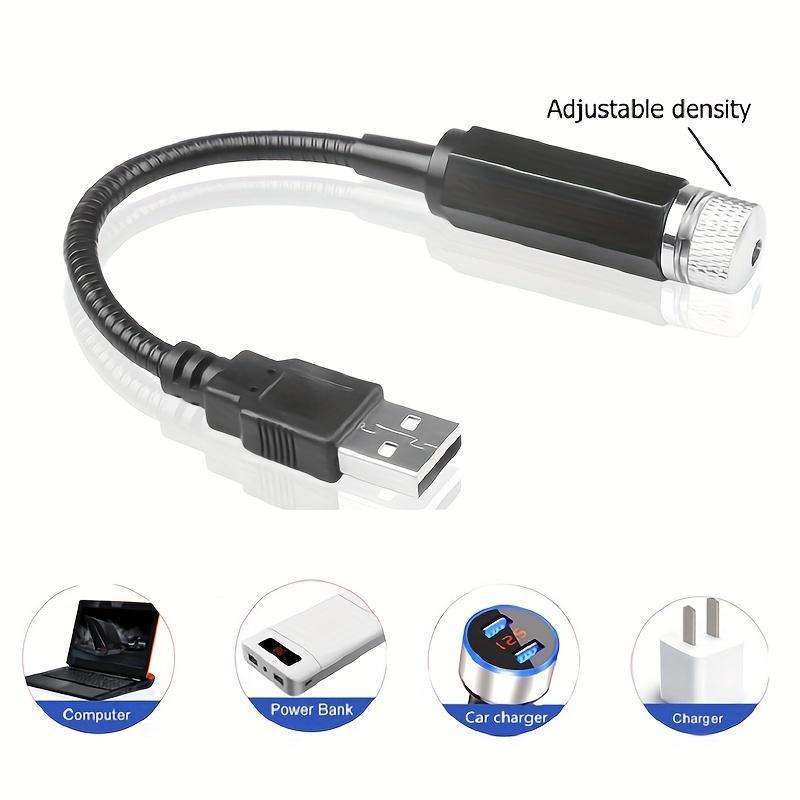 USB Powered Car Roof Atmosphere Light, Portable Adjustable Romantic Car Interior Light, Car Decorative Light for Vehicle, Ceiling, Bedroom, LED Lights Car, LED Car Ambient Light, LED Bar Light, LED Roof Twinkle