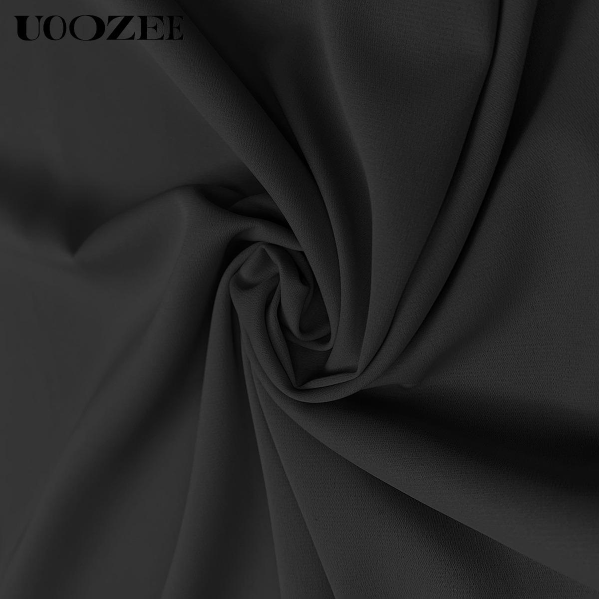 UOOZEE Women's Casual Loose Asymmetric Solid Color Split-Joint One-Shoulder Maxi Dresses, Party, Holiday Elegant Style, Chiffon Fabric, birthday outfit One Size Up Recommended for C - Cup and Above