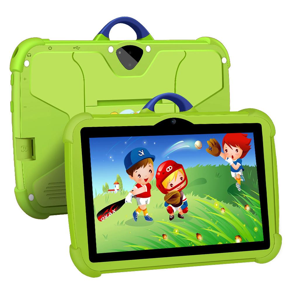 7 Inch 5G WiFi Tablet Pc for Children's best Gifts Android Kids Game Educational Learning Tablets Quad Core 4GB RAM 64GB ROM student parental control de colores con protector anti caídas para niños bluetooth touchscreen