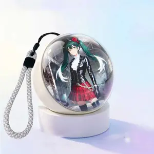 3D Crystal Ball Video Player, Audio Video Display, Electronic Memory Ball, Birthday Gift, Keepsake for Family and Friends