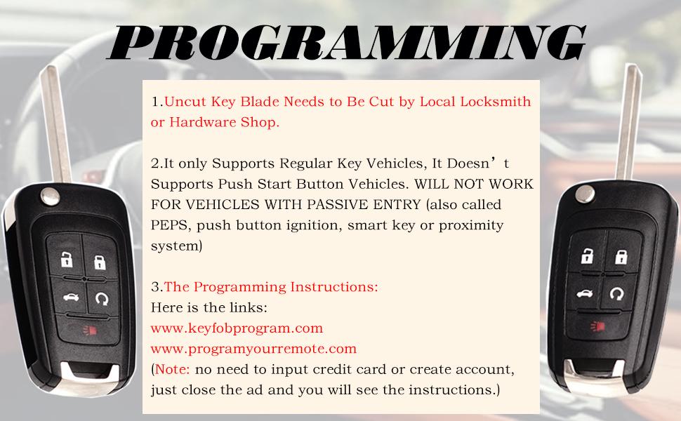 Key Fob Replacement Fits for Chevy Cruze Equinox Camaro Impala Malibu Sonic Buick Regal Verano Encore Lacrosse GMC Terrain 2010-2021 OHT01060512 Keyless Entry Remote Control 13504199 Key Fob Replacement Fits for Chevy Cruze Equinox Camaro Impala Malibu Sonic Buick Regal Verano Encore Lacrosse GMC Terrain 2010-2021 OHT01060512 Keyless Entry Remote Control 13504199