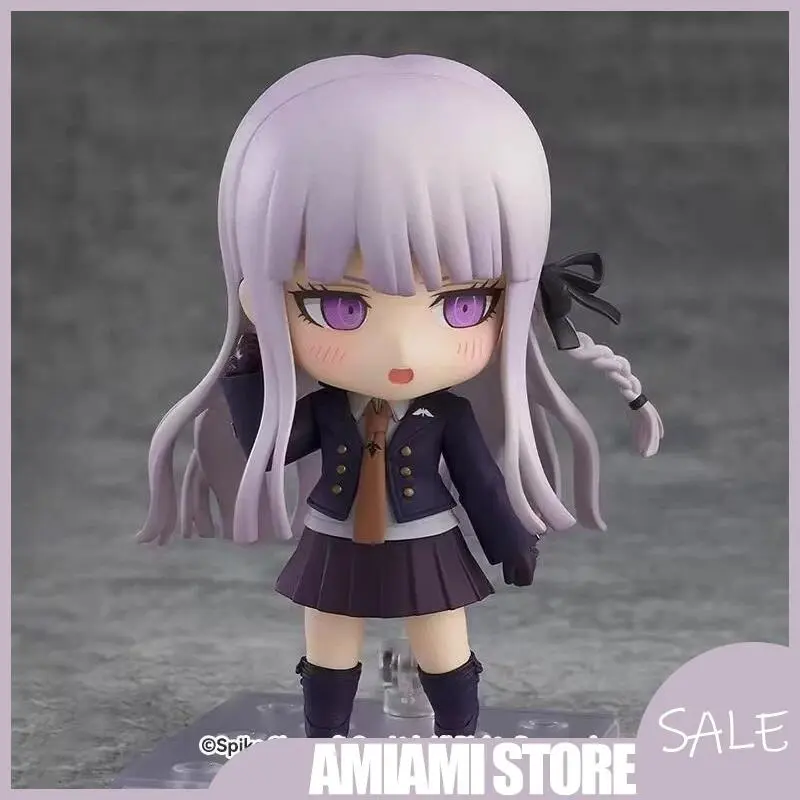 10cm Q version Danganronpa Kirigiri Kyoko Movable Face Change No.2625 Collectible Decoration Desktop Birthday Christmas Gift Toy