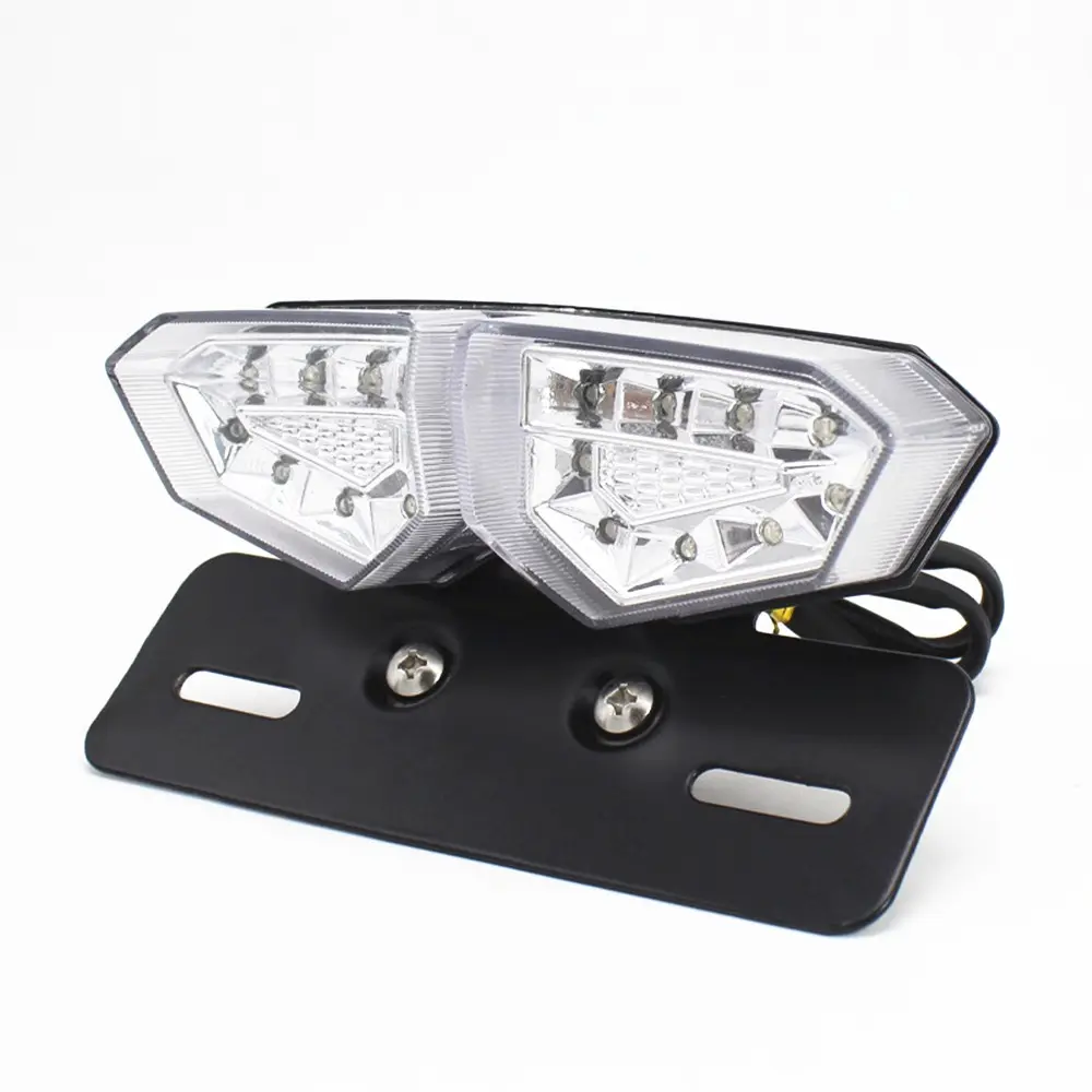 Universal Motorcycle LED Brake Tail Light, Turn Signal Rear Light, Motorcycle Lights, 12V Off-Road Cruiser, Durable Design, Easy Installation