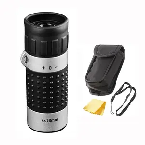 7x18 Monocular Telescope with Rangefinder, Compact and Elegant, Ideal for Golf Course, Outdoor Hiking, Concert Viewing, Lightweight Design