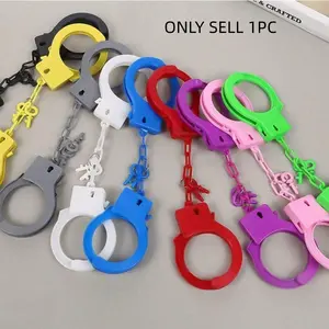 Colorful Resin Handcuffs Set, Perfect for Outdoor Entertainment, Fun and Free Power, Rave Party Accessory, 1pc