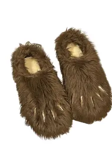 Fuzzy Slip-On Women's Shoes, Casual Suede Material, Warm Round-Toe Design, Versatile Home & Outdoor Wear, All-Season Comfort