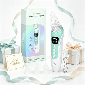 Portable USB Rechargeable Nose Inhaler with Three Adjustable Suction Levels, Music Playback Function, Ideal Gift with Three Nozzles