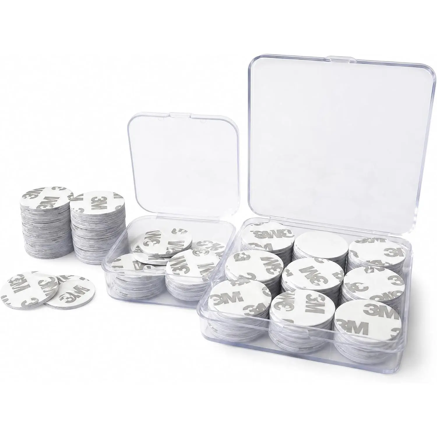 50 Pcs NFC Tags Sticker with Original NTAG215 Chip, 504 Bytes Memory Rewritable Programmable RFID NFC Stickers Adhesive Labels, Compatible with TagMo Amiibo and All NFC Enabled Smartphones
