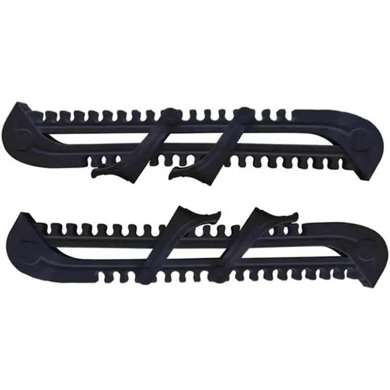 Adjustable Ice Blade Guards for Hockey & Figure Skates, 1 Pair 13.5" Durable Snap-On Protectors with Anti-Slip Grip, Hockey Skates, 13.5 In