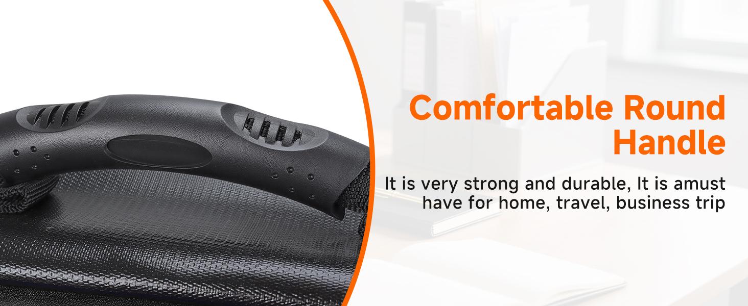 Fireproof Document File Organizer Bag, 5200°F Portable File Organizer With Lock, 16-Layer File Box, Waterproof and Heat-Insulated, Safe Storage For Important Documents, Laptop, Files and More