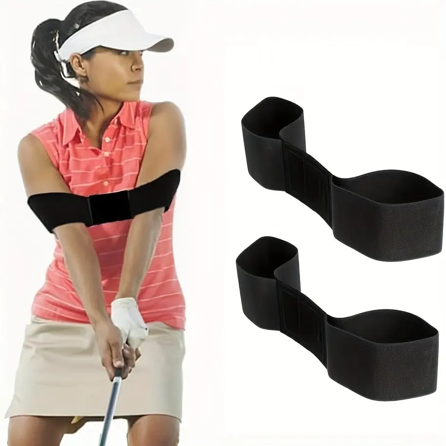 Golf Swing Training Arm Band, Golf Posture Corrector, Beginner Practice Swing Trainer, Golf Swing Correction Tool, Essential Golf Gear, Golf Training Aids, Golf Training Accessory
