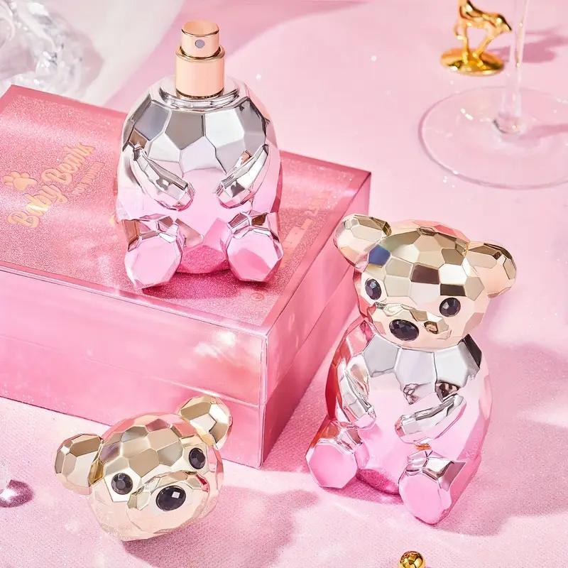 Women's Cute Bear Design Perfume EDP Sprays, 1 Box Elegant Refreshing Fragrance for Women, Trendy Perfume for Party and Daily Life