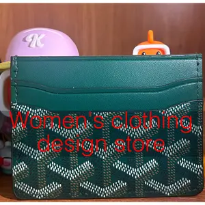 Ultra-Thin Classic Mini Card Holder, Genuine Leather Passport Cover, Women Multi-Slot Card Storage Wallet