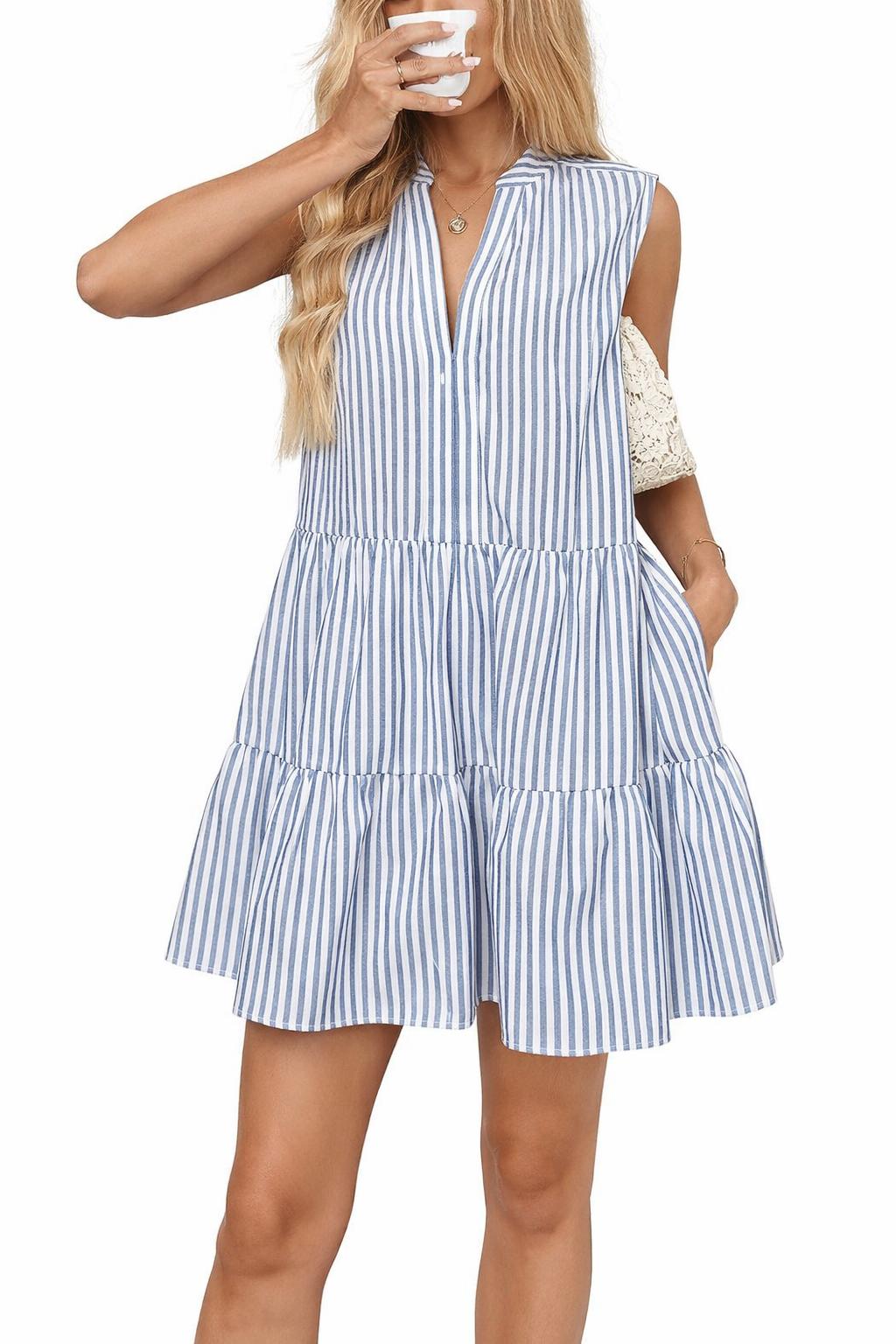 2026 New Beach Sand Summer and Spring Stand-up Collar Lace Loose Floor-length Casual Dress