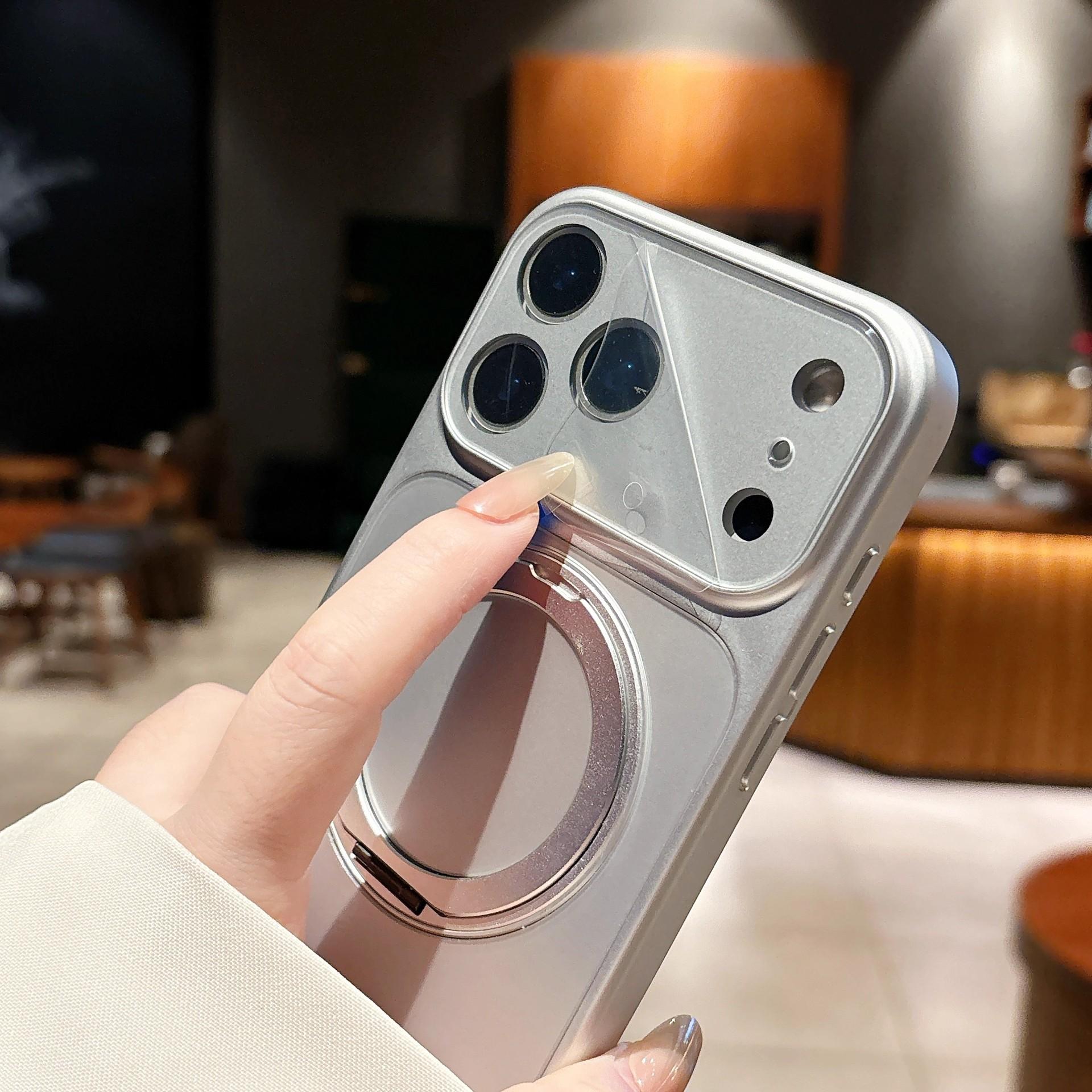 360 °   Rotating stand instantly transforms into 17, suitable for Apple 17 Pro Max phone case, iPhone 16 anti-drop protective cover