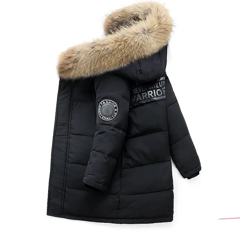 Boys Winter Puffer Jacket, Thick Warm Mid Length Cotton Coat for Cold Weather, Trendy Casual Outerwear for Toddler Boys, Cute Cozy Fall Winter Wear, Trendy Little Outfit, Warm Soft Touch, Snug All Day Wear