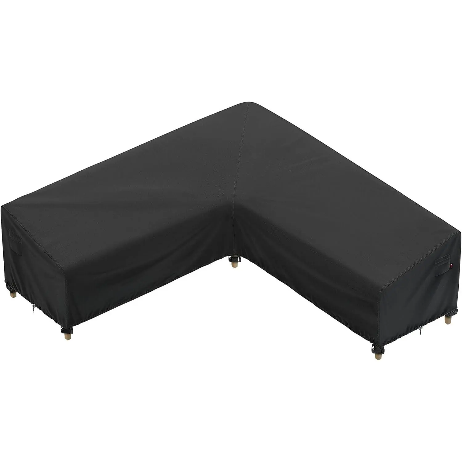 Outdoor Sectional Cover for 82-85 inch L-Shaped Patio Sofa, Waterproof Weatherproof 600D Heavy Duty Garden Furniture Cover for Outside L Shape Couch