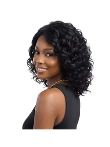 Short Pixie Cut Curly Human Hair Wig for Black Women Natural Black Glueless Wear & Go Pixie Bob Wig Side Part Soft Beginner Friendly Daily Hair