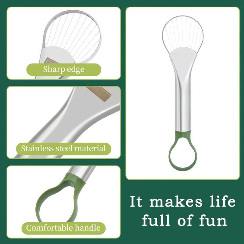 Avocado Slicer,Avocado Pit Remover /Peeler,Well Made Stainless Steel Avocado Slicer and Pitter Tool,Really Thin Slices, Holiday Gifts Avocado Slicer,Avocado Pit Remover /Peeler,Well Made Stainless Steel Avocado Slicer and Pitter Tool,Really Thin Slices, Holiday Gifts