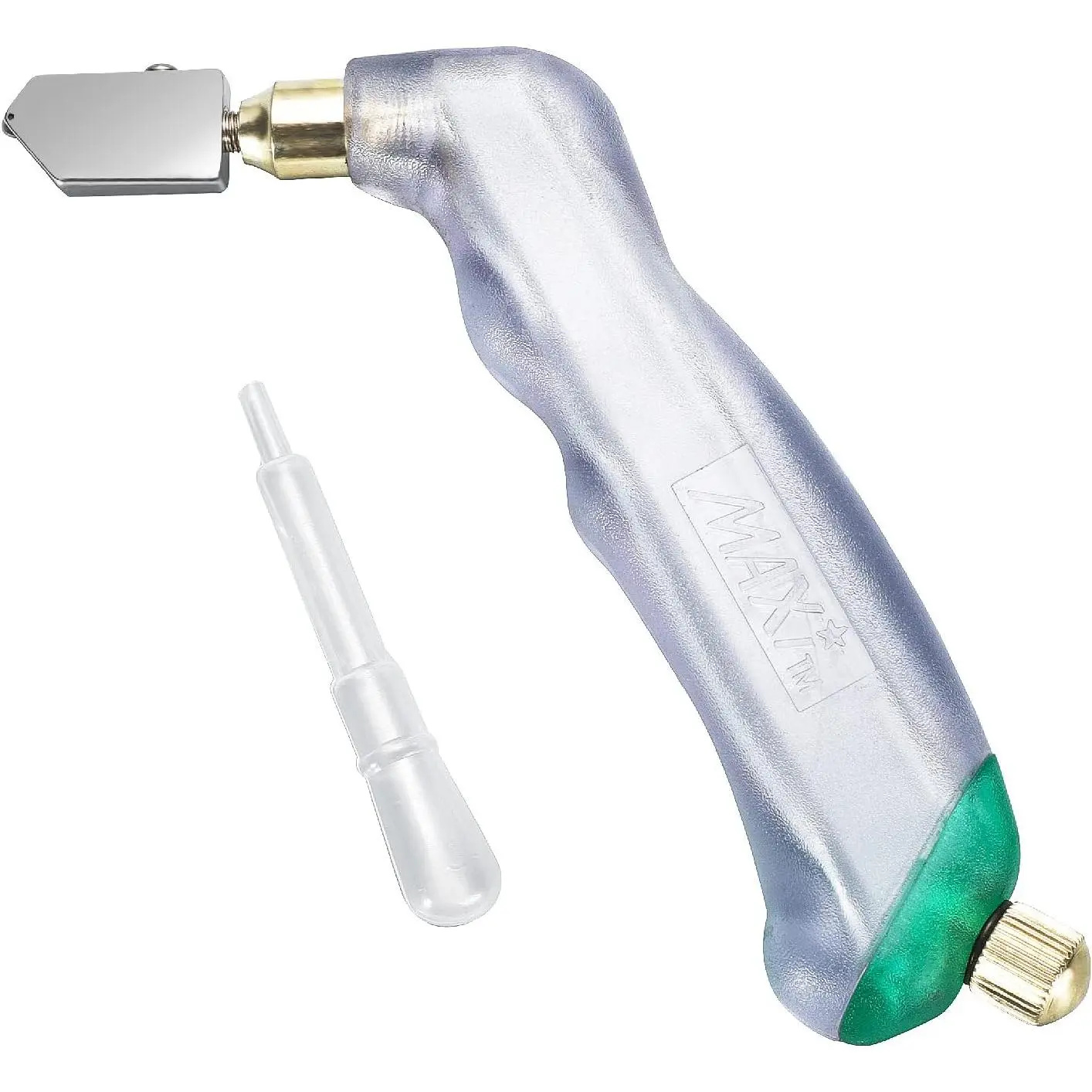 Pistol Grip (3mm-15mm), Ergonomic Grip Tungsten Carbide Cutting Tool with Oil Reservoir, Perfect for Cutting/Tiles/Mirror//Window