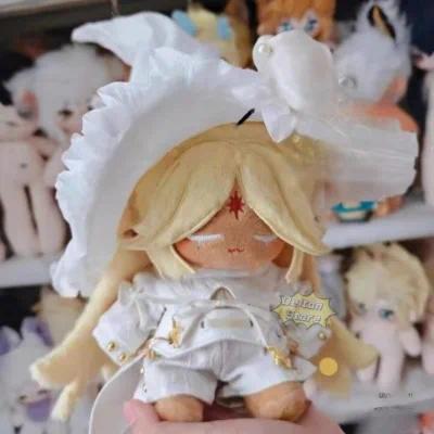 Stuffed 20cm Game Anime Vanilla Cookie Kingdom Cotton Doll Toy Body DIY Dress Up Handmade Soft Figures Fans Collection Gifts
