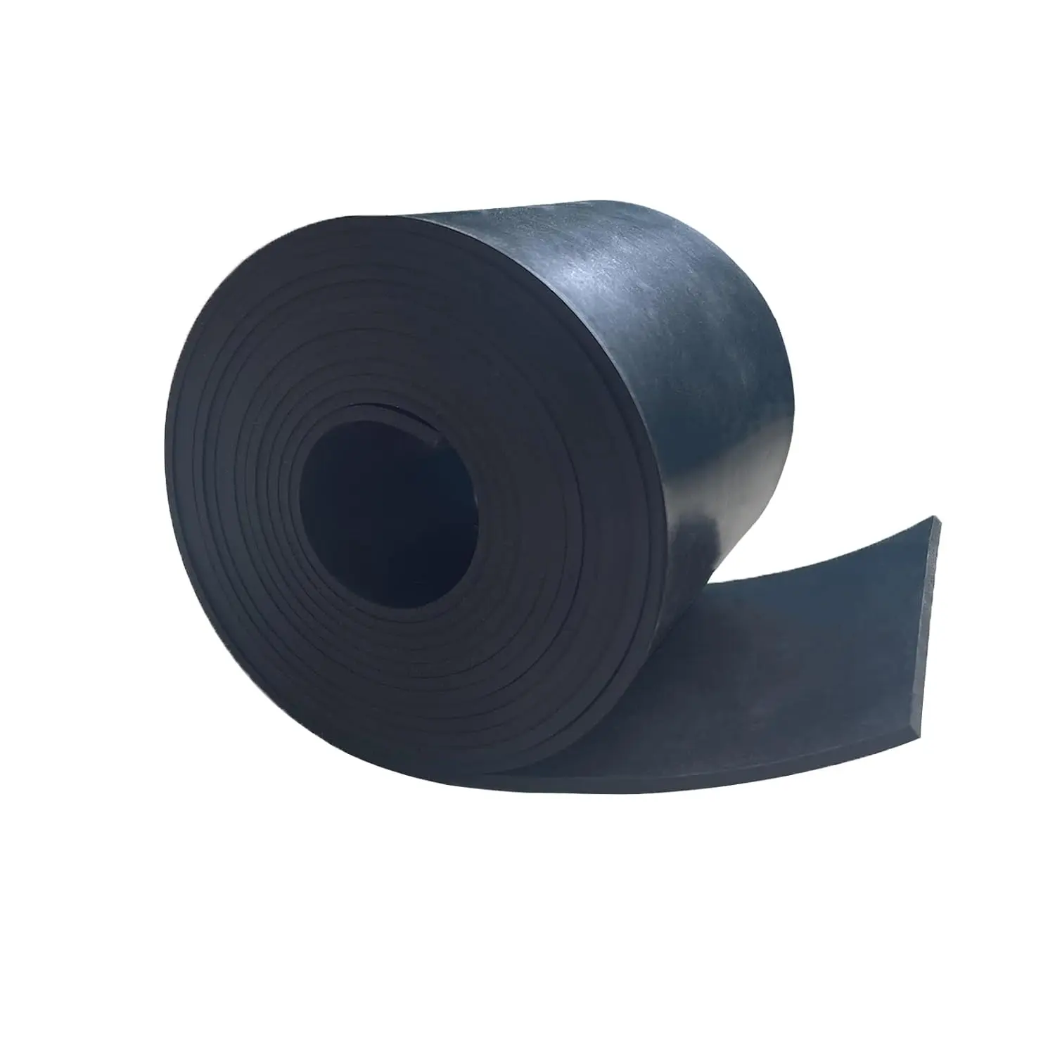 Rubber Strips 1/8 (.125)" Thick X 4" Wide X 10'Long, Solid Rubber Sheet for Pads, Flooring, Seals, Crafts, Gaskets