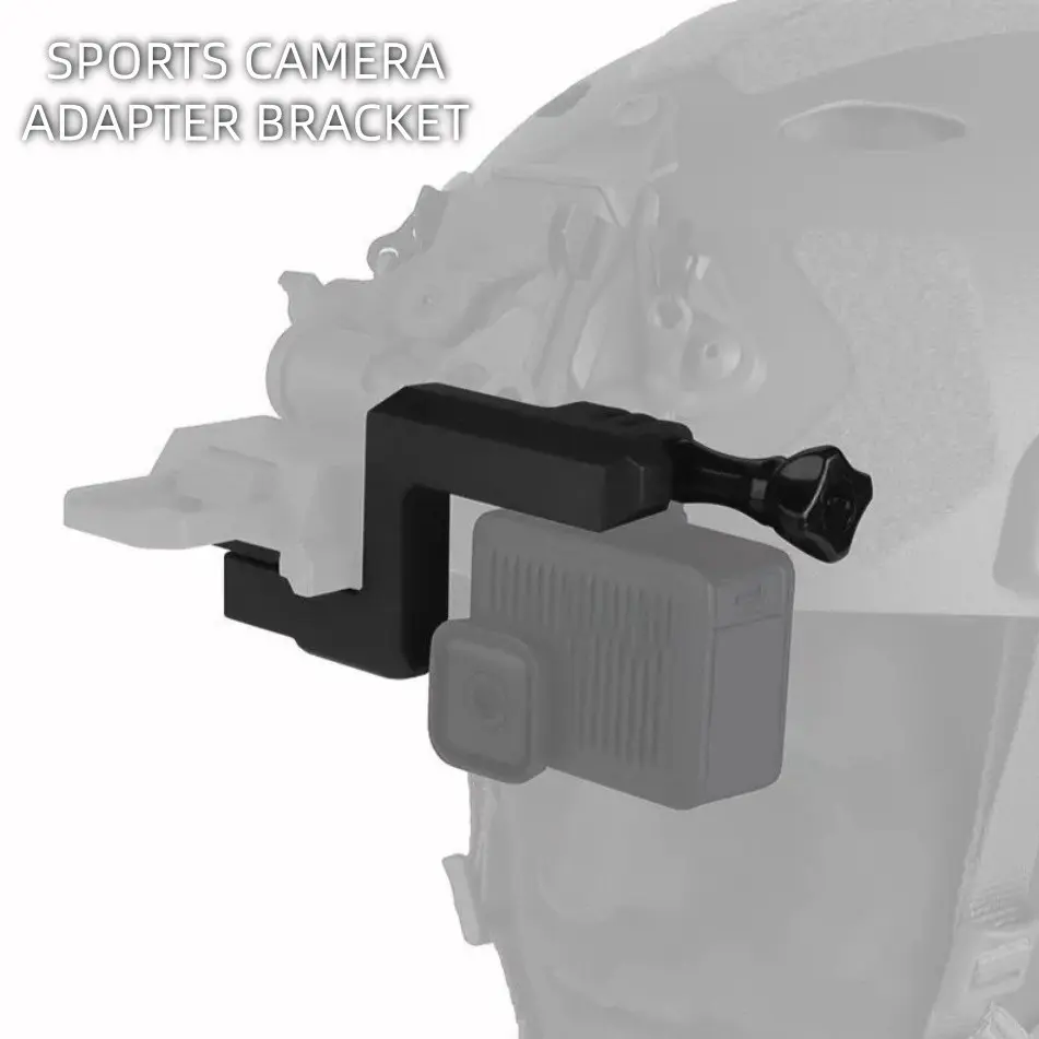 Sport Camera Adapter Mount, Compatible with Wilcox G19 L4g24 Tactical Helmets, Durable Outdoor Gear Accessory, Perfect for Adventure Activities