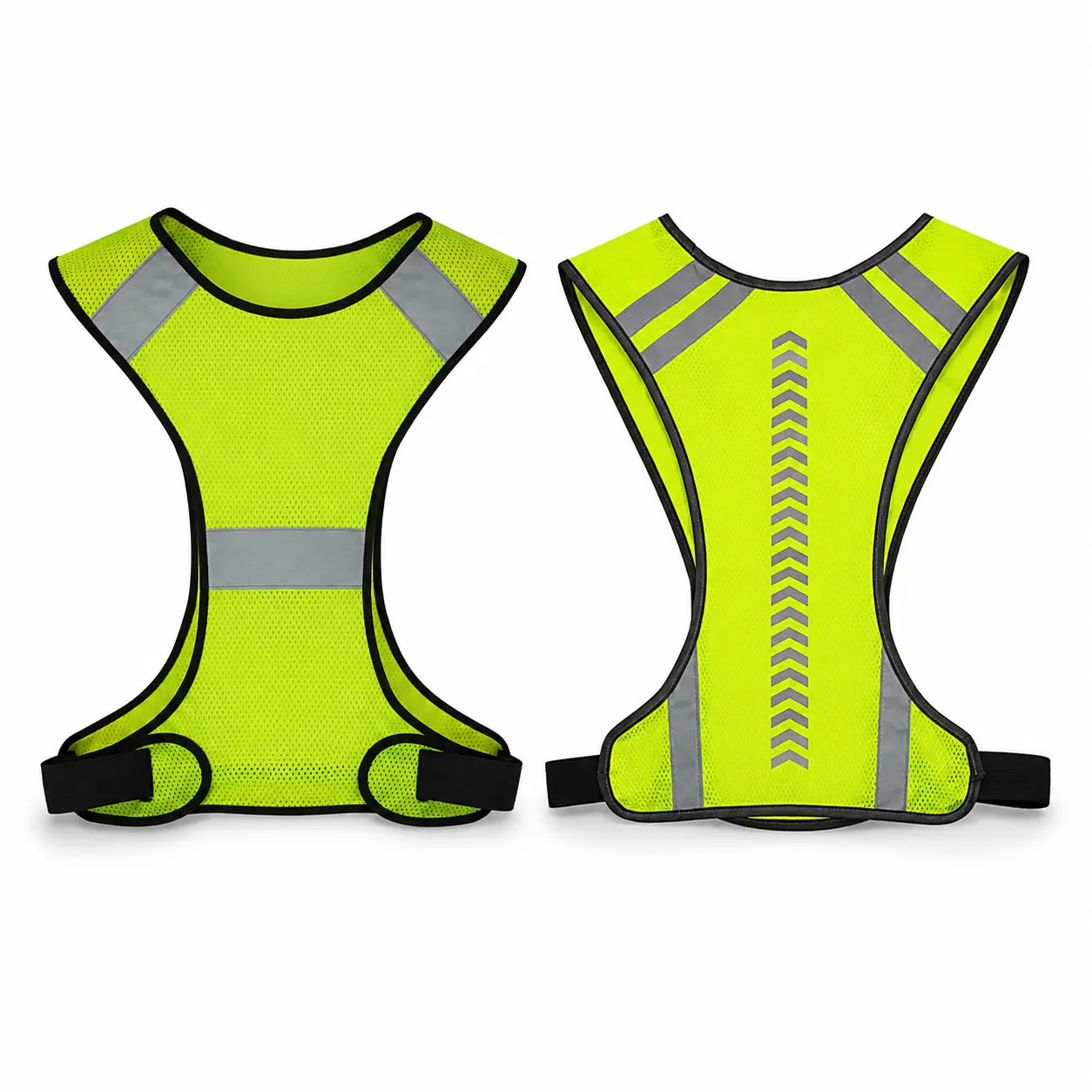 Reflective Running Vest for Men & Women, High Visibility Lightweight Reflective Gear for Night Walking, Jogging, Cycling and Outdoor Activities