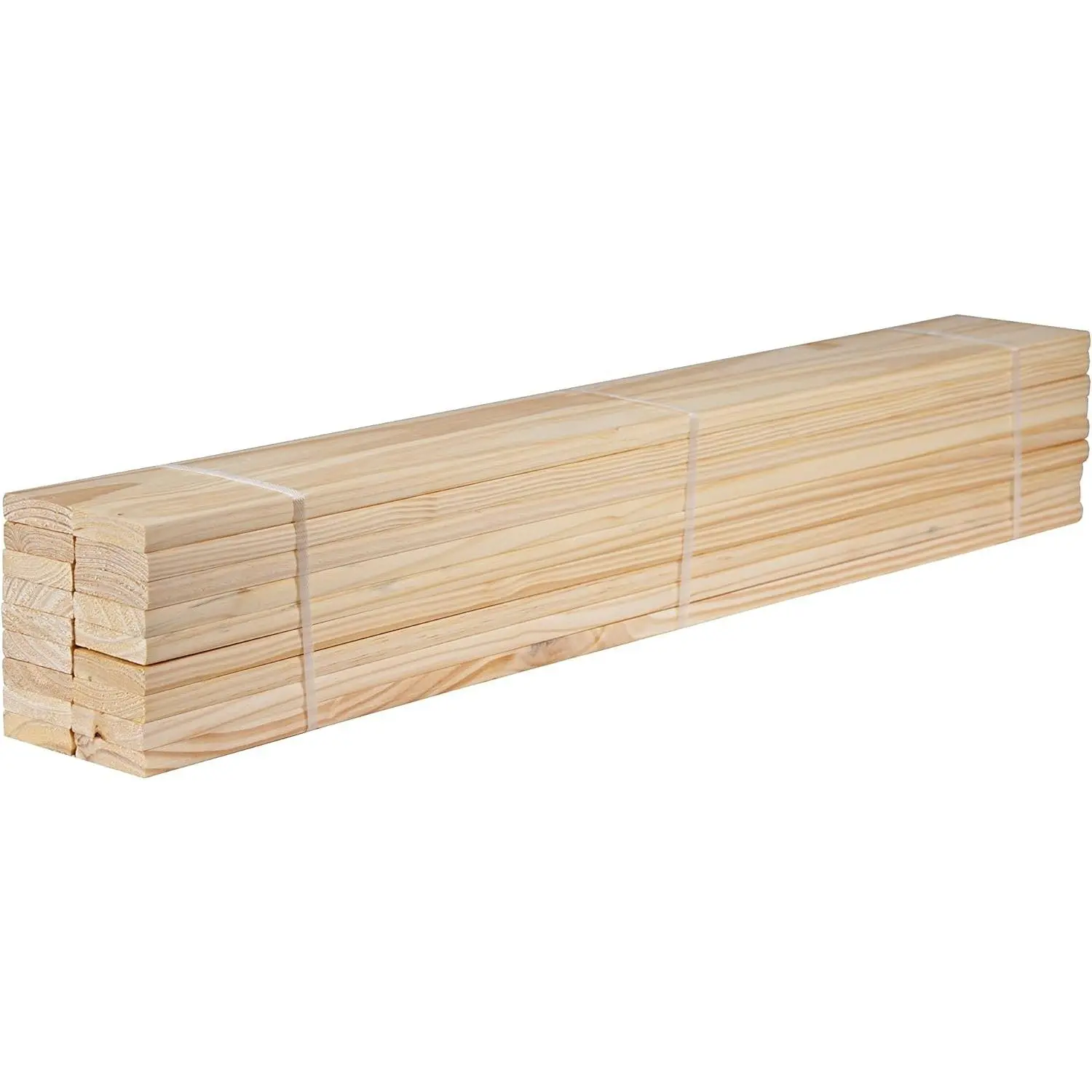 100% Solid Pine Wooden Rectangular Loose Slats, 18-Pack, 39.5”L x 2.75”W x 0.75”H, for Twin & Bunk Bed Wooden Bases